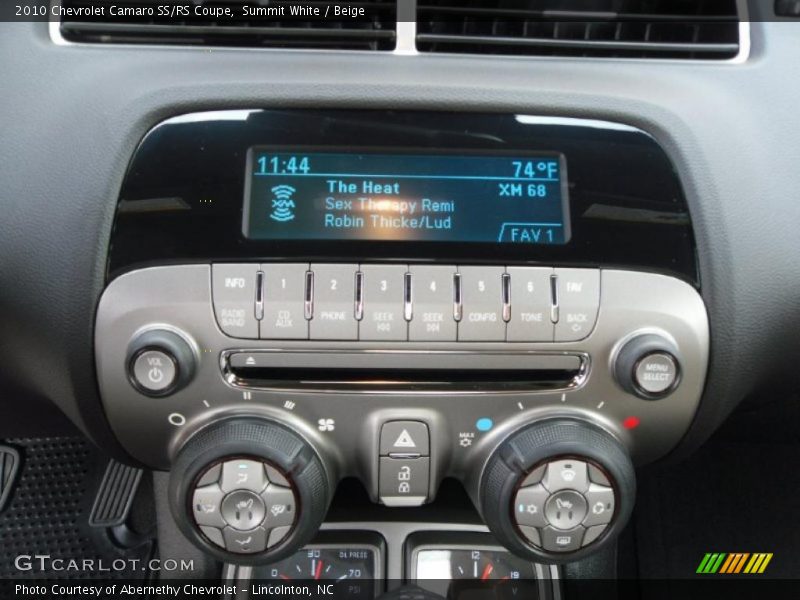 Summit White / Beige 2010 Chevrolet Camaro SS/RS Coupe