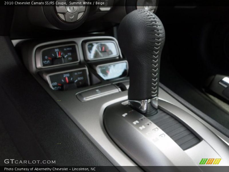 Summit White / Beige 2010 Chevrolet Camaro SS/RS Coupe