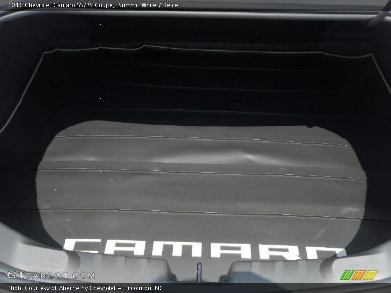 Summit White / Beige 2010 Chevrolet Camaro SS/RS Coupe