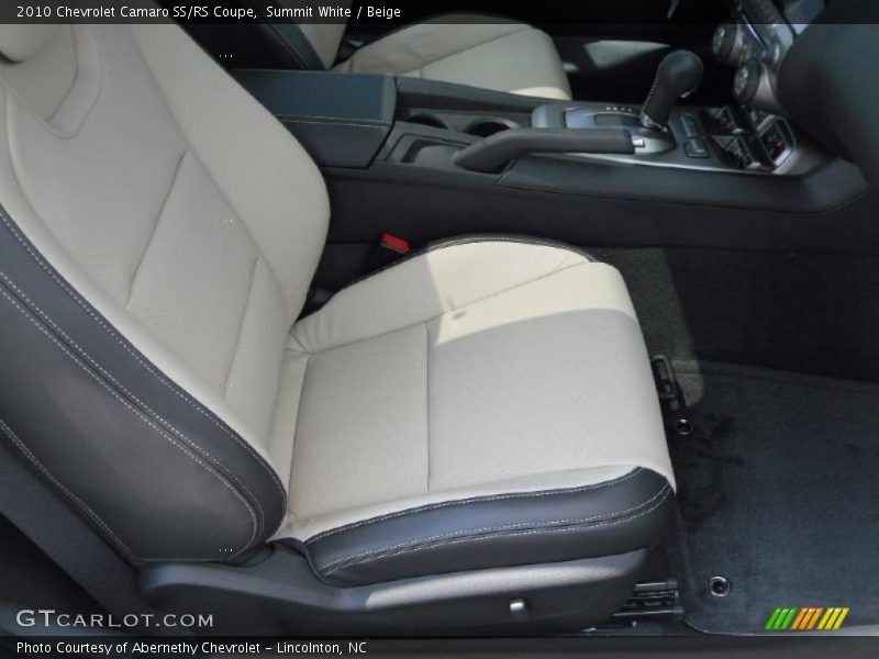 Summit White / Beige 2010 Chevrolet Camaro SS/RS Coupe