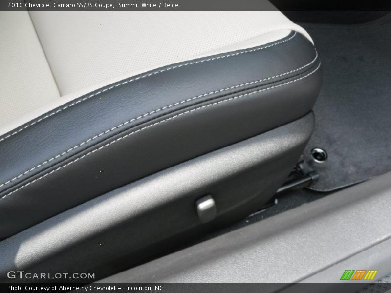 Summit White / Beige 2010 Chevrolet Camaro SS/RS Coupe