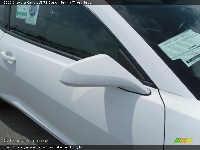 Summit White / Beige 2010 Chevrolet Camaro SS/RS Coupe