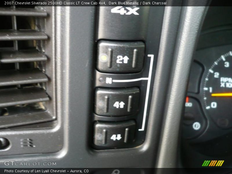 Dark Blue Metallic / Dark Charcoal 2007 Chevrolet Silverado 2500HD Classic LT Crew Cab 4x4