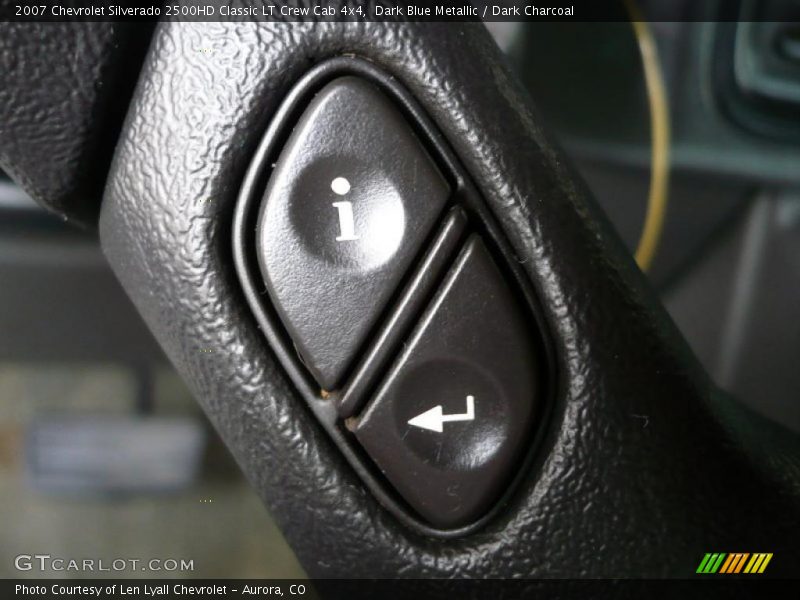 Dark Blue Metallic / Dark Charcoal 2007 Chevrolet Silverado 2500HD Classic LT Crew Cab 4x4