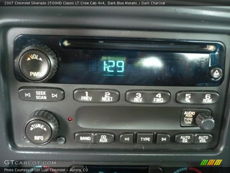 Dark Blue Metallic / Dark Charcoal 2007 Chevrolet Silverado 2500HD Classic LT Crew Cab 4x4