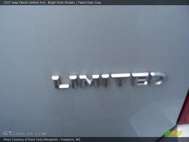 Bright Silver Metallic / Pastel Slate Gray 2007 Jeep Patriot Limited 4x4