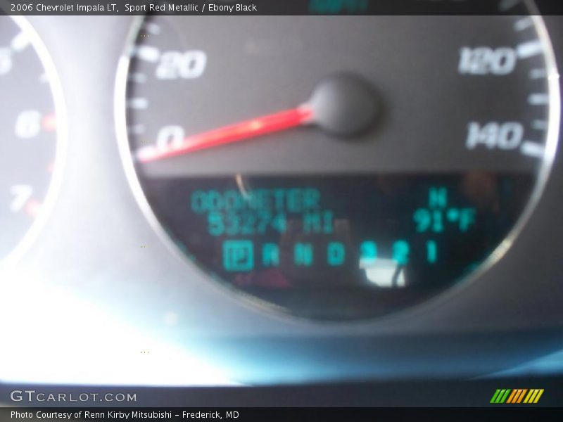 Sport Red Metallic / Ebony Black 2006 Chevrolet Impala LT
