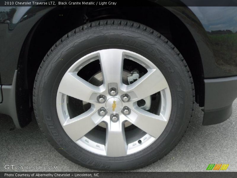 Black Granite Metallic / Light Gray 2010 Chevrolet Traverse LTZ
