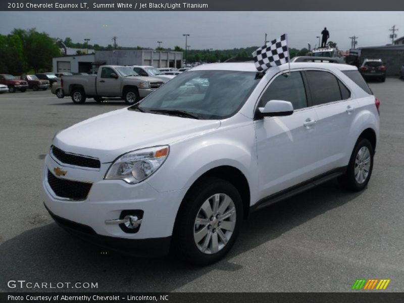 Summit White / Jet Black/Light Titanium 2010 Chevrolet Equinox LT