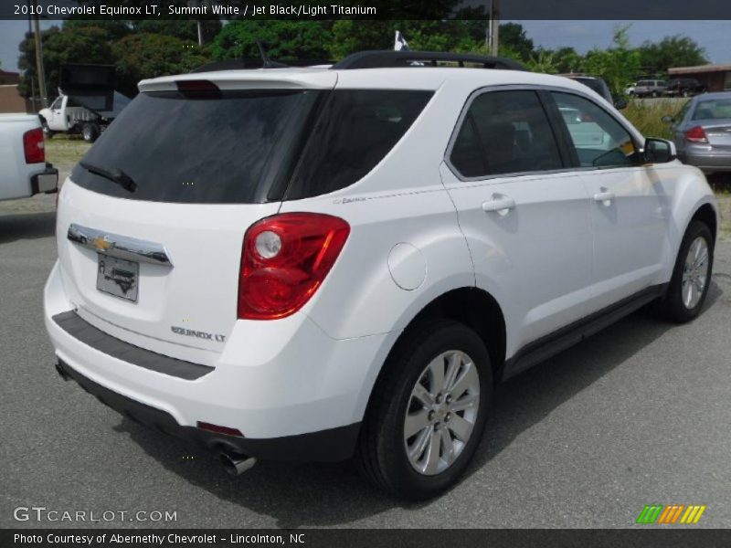 Summit White / Jet Black/Light Titanium 2010 Chevrolet Equinox LT