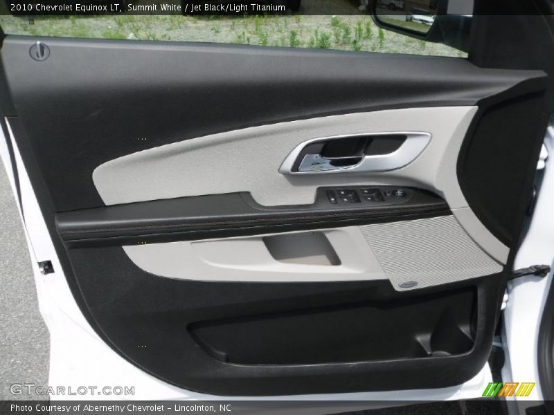 Summit White / Jet Black/Light Titanium 2010 Chevrolet Equinox LT