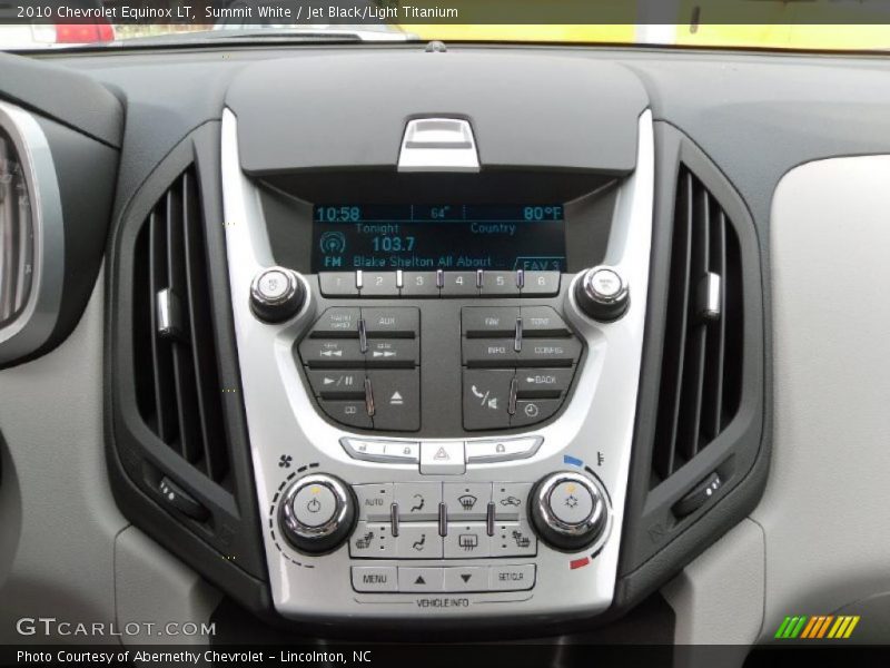 Summit White / Jet Black/Light Titanium 2010 Chevrolet Equinox LT