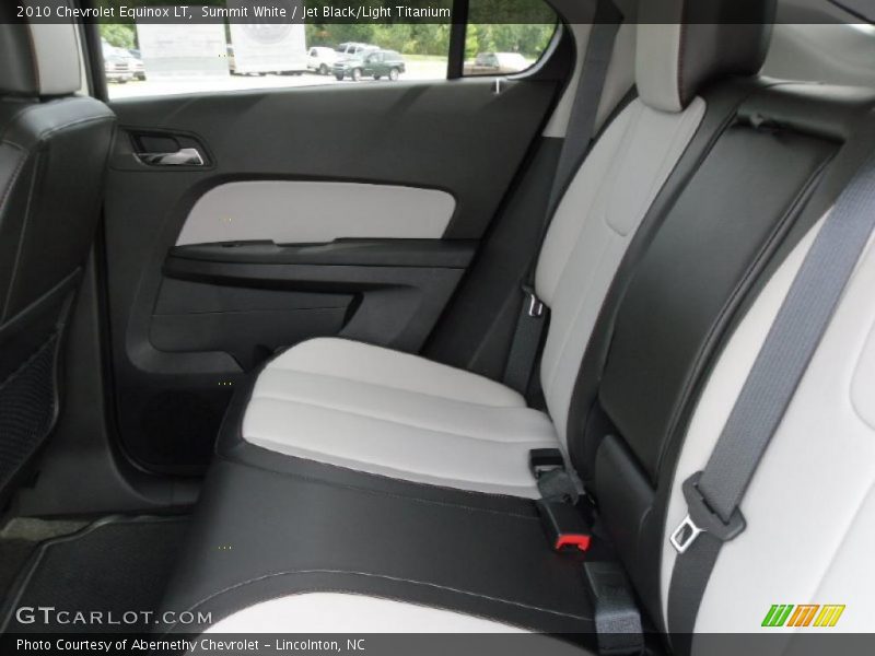 Summit White / Jet Black/Light Titanium 2010 Chevrolet Equinox LT