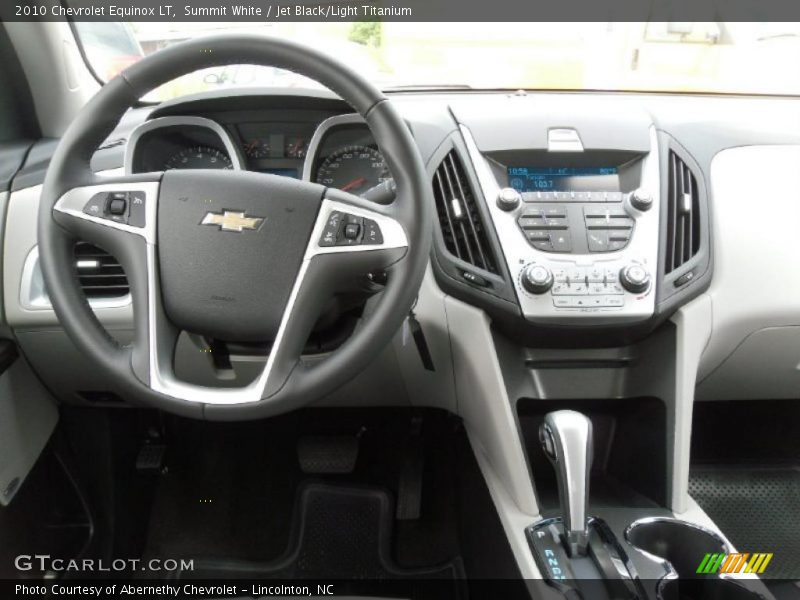 Summit White / Jet Black/Light Titanium 2010 Chevrolet Equinox LT