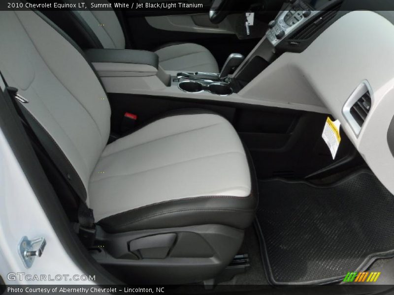 Summit White / Jet Black/Light Titanium 2010 Chevrolet Equinox LT