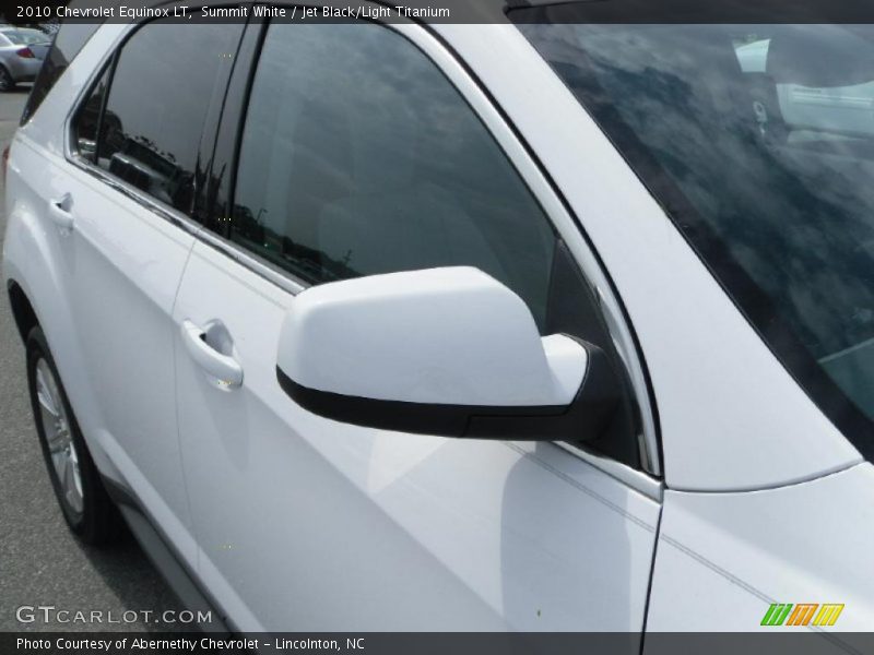 Summit White / Jet Black/Light Titanium 2010 Chevrolet Equinox LT