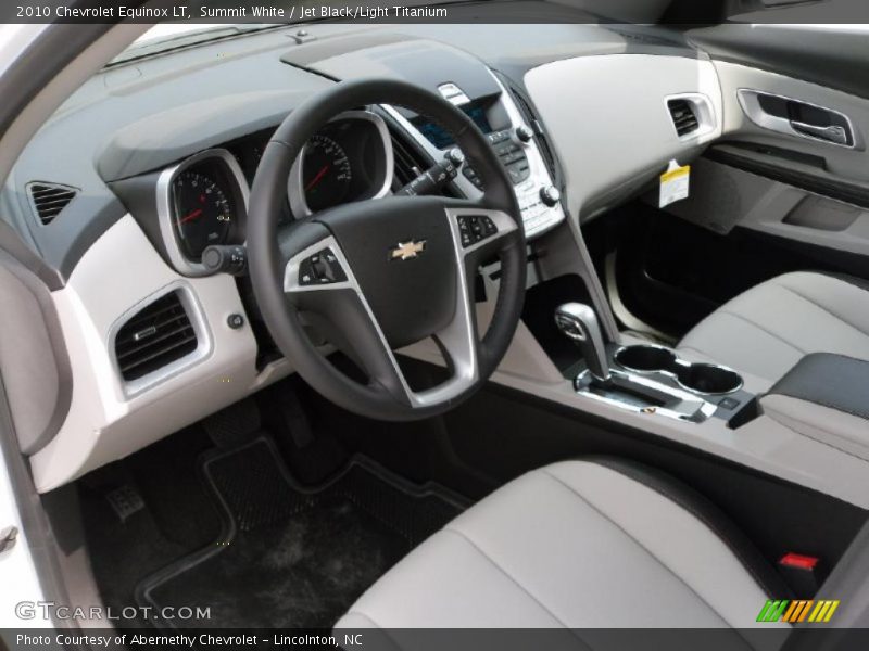 Summit White / Jet Black/Light Titanium 2010 Chevrolet Equinox LT