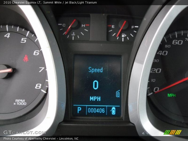 Summit White / Jet Black/Light Titanium 2010 Chevrolet Equinox LT