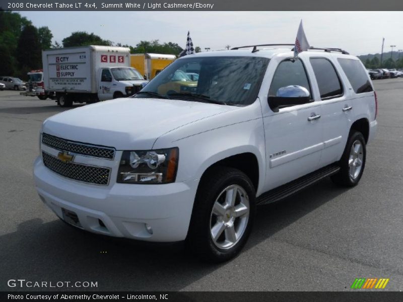 Summit White / Light Cashmere/Ebony 2008 Chevrolet Tahoe LT 4x4