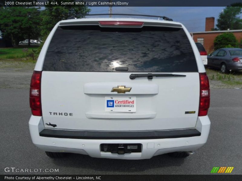 Summit White / Light Cashmere/Ebony 2008 Chevrolet Tahoe LT 4x4