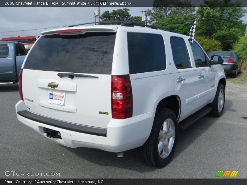 Summit White / Light Cashmere/Ebony 2008 Chevrolet Tahoe LT 4x4