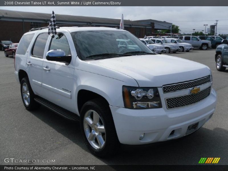 Summit White / Light Cashmere/Ebony 2008 Chevrolet Tahoe LT 4x4