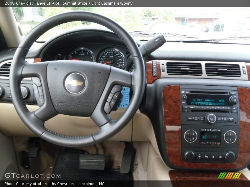 Summit White / Light Cashmere/Ebony 2008 Chevrolet Tahoe LT 4x4