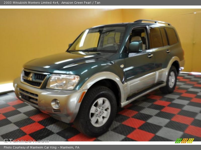 Amazon Green Pearl / Tan 2003 Mitsubishi Montero Limited 4x4