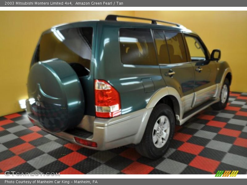 Amazon Green Pearl / Tan 2003 Mitsubishi Montero Limited 4x4