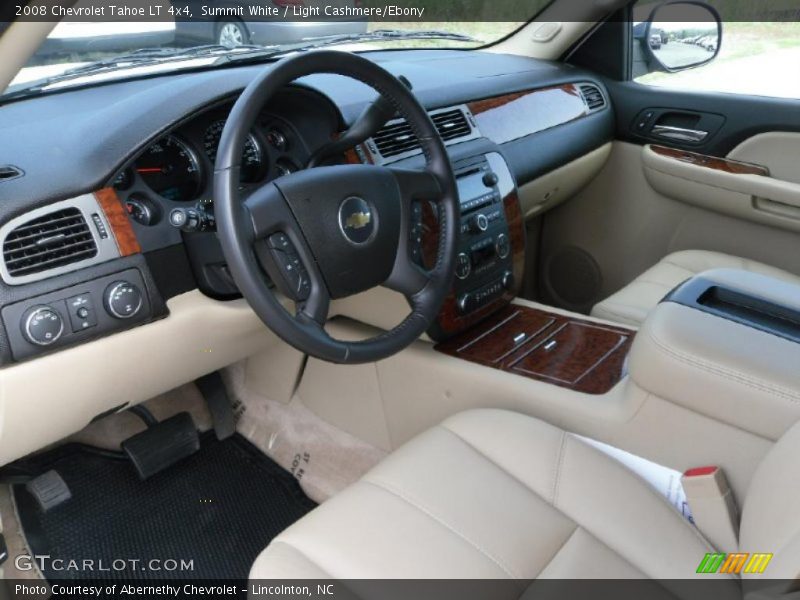 Summit White / Light Cashmere/Ebony 2008 Chevrolet Tahoe LT 4x4