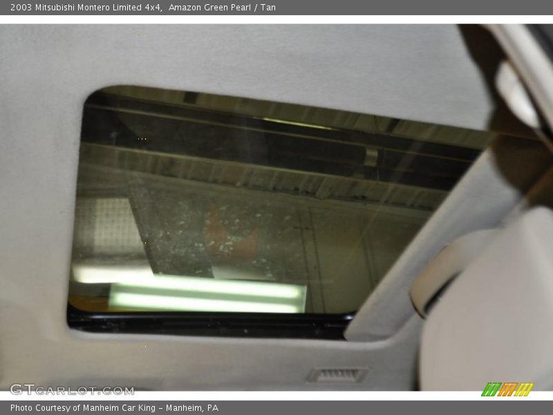 Amazon Green Pearl / Tan 2003 Mitsubishi Montero Limited 4x4