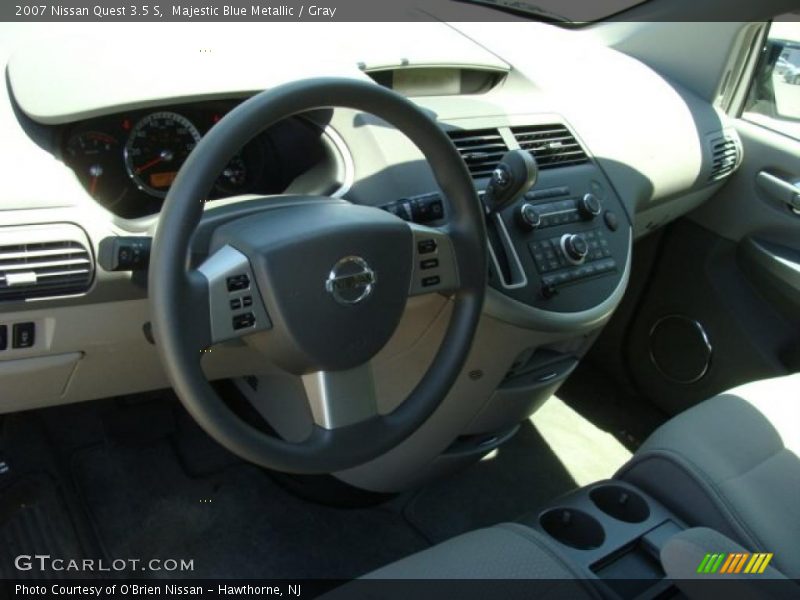 Majestic Blue Metallic / Gray 2007 Nissan Quest 3.5 S