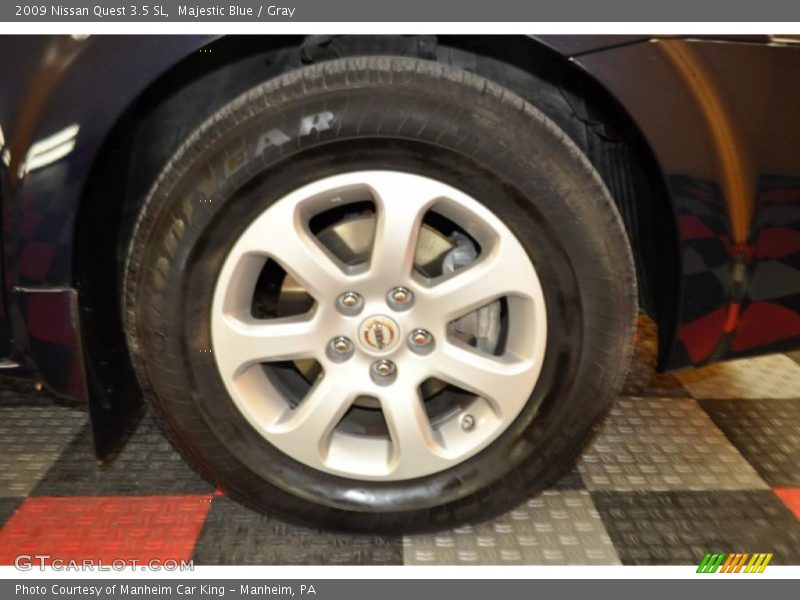 Majestic Blue / Gray 2009 Nissan Quest 3.5 SL