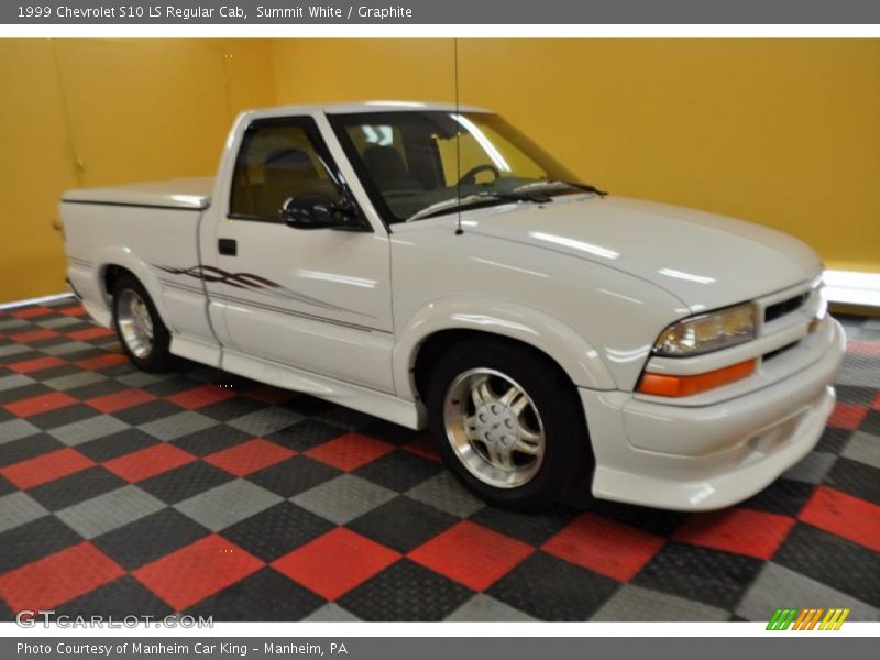 Summit White / Graphite 1999 Chevrolet S10 LS Regular Cab