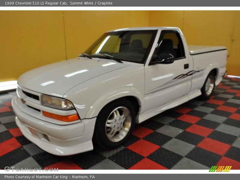 Summit White / Graphite 1999 Chevrolet S10 LS Regular Cab