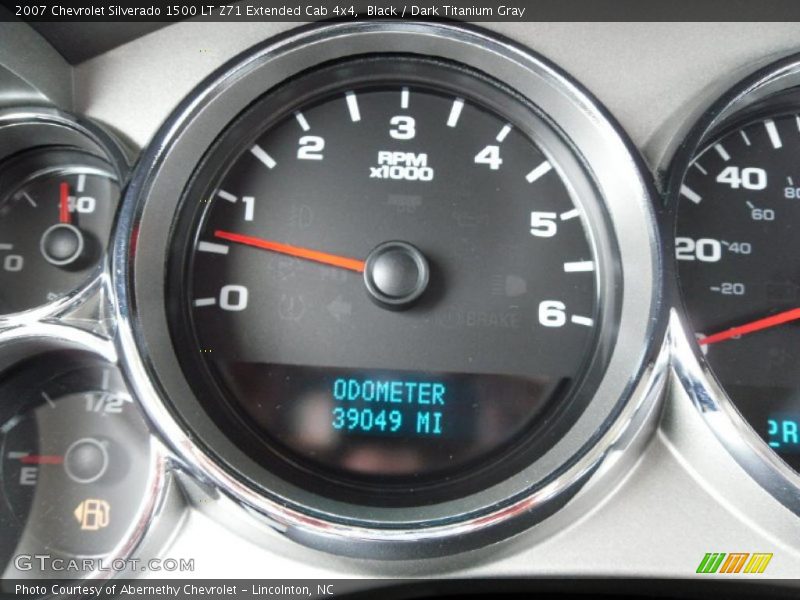 Black / Dark Titanium Gray 2007 Chevrolet Silverado 1500 LT Z71 Extended Cab 4x4