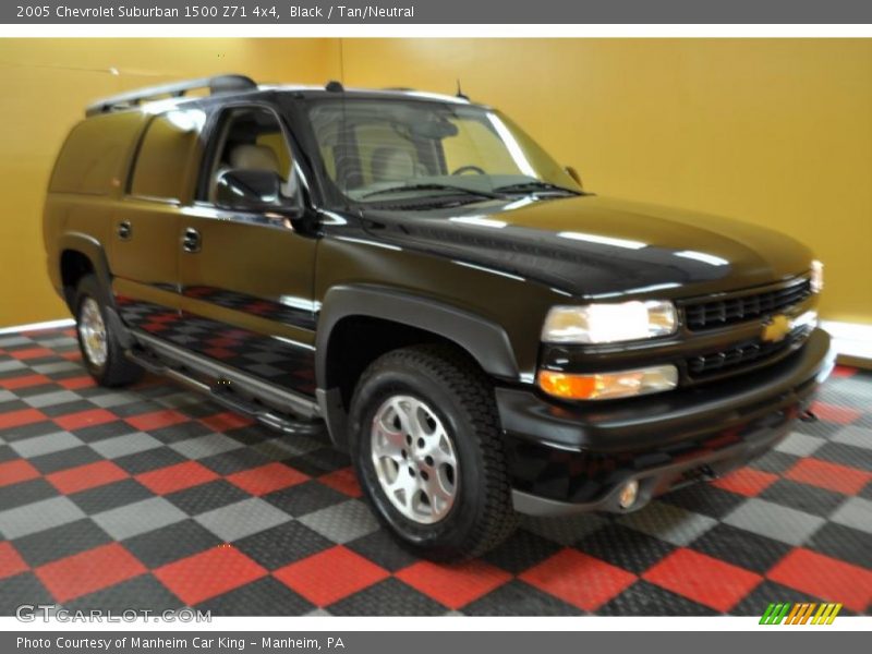 Black / Tan/Neutral 2005 Chevrolet Suburban 1500 Z71 4x4
