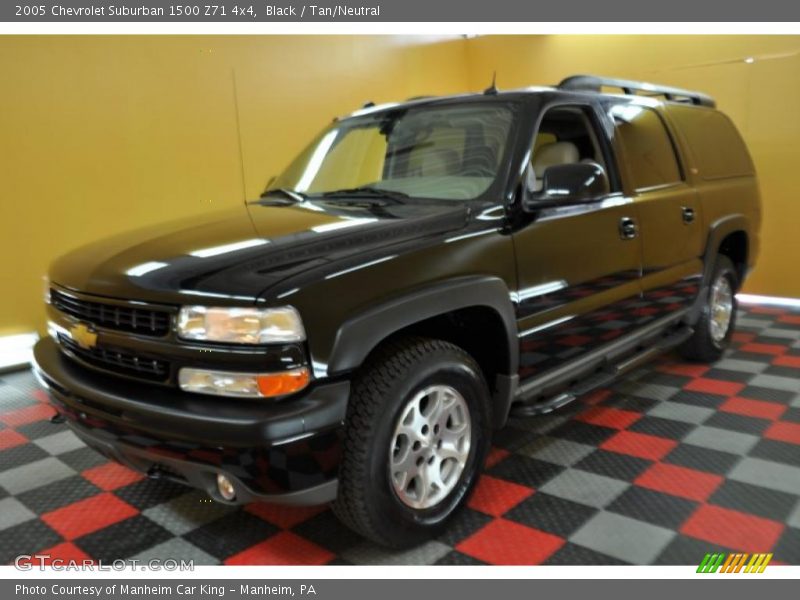 Black / Tan/Neutral 2005 Chevrolet Suburban 1500 Z71 4x4