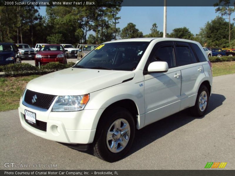 White Water Pearl / Black 2008 Suzuki Grand Vitara