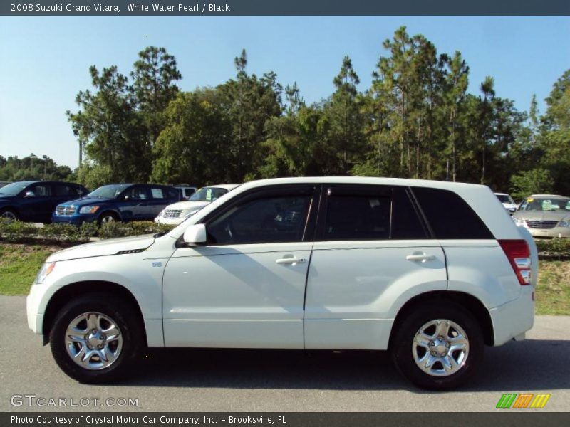 White Water Pearl / Black 2008 Suzuki Grand Vitara