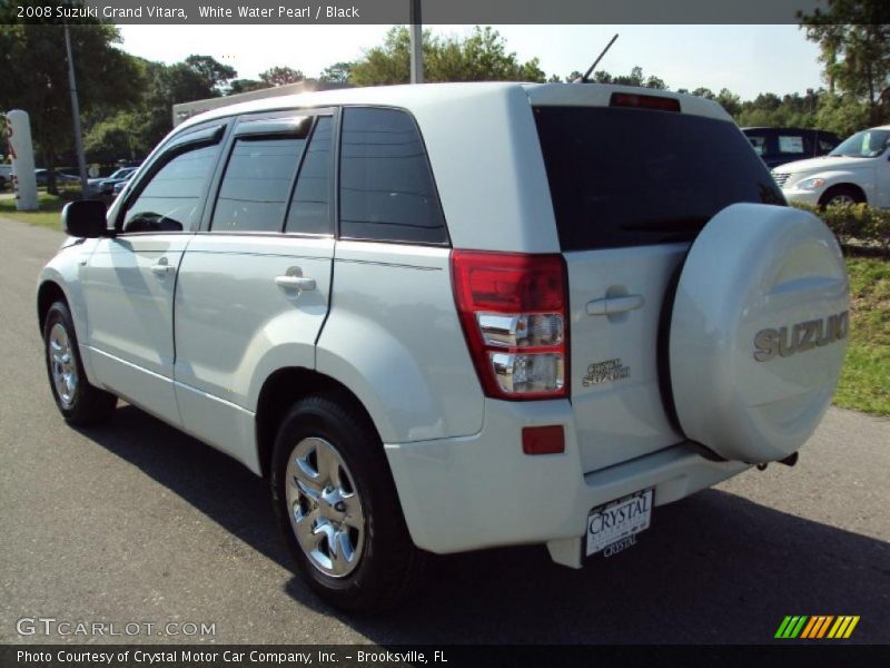 White Water Pearl / Black 2008 Suzuki Grand Vitara