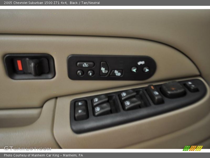 Black / Tan/Neutral 2005 Chevrolet Suburban 1500 Z71 4x4