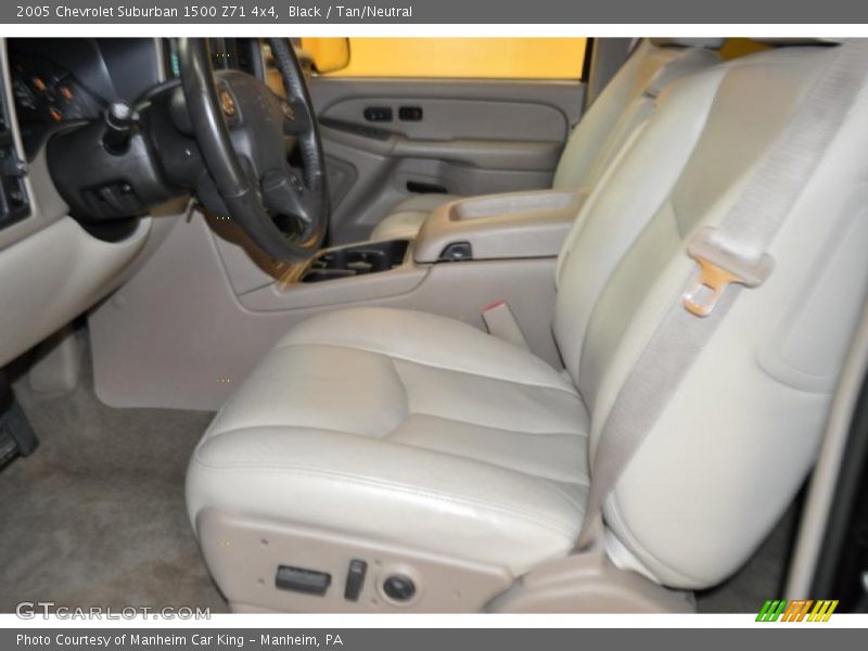 Black / Tan/Neutral 2005 Chevrolet Suburban 1500 Z71 4x4