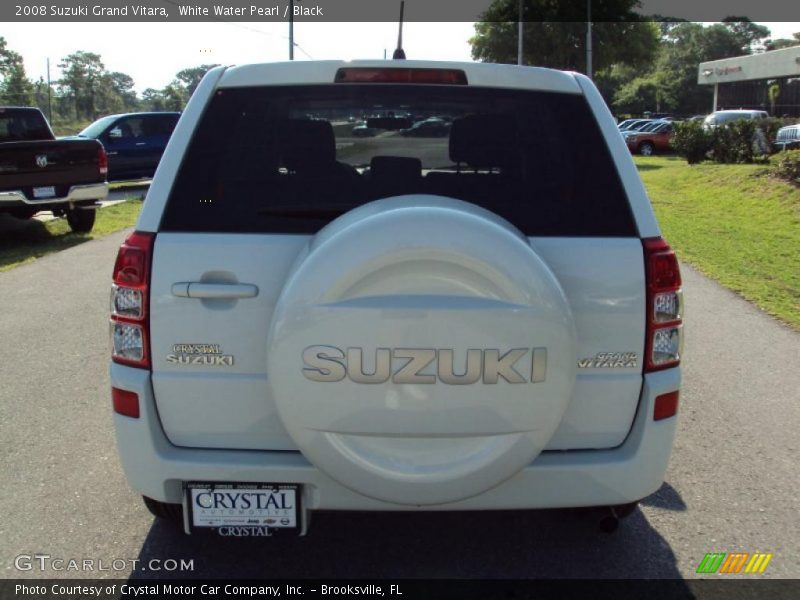 White Water Pearl / Black 2008 Suzuki Grand Vitara