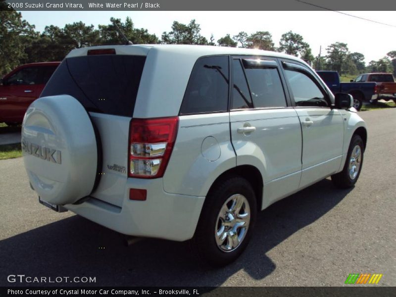 White Water Pearl / Black 2008 Suzuki Grand Vitara