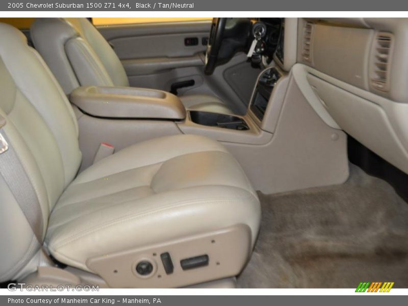 Black / Tan/Neutral 2005 Chevrolet Suburban 1500 Z71 4x4