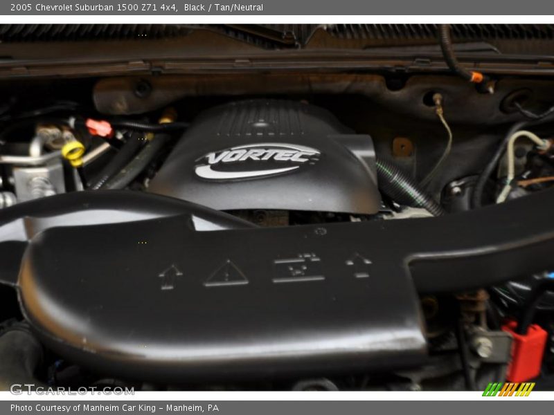 Black / Tan/Neutral 2005 Chevrolet Suburban 1500 Z71 4x4