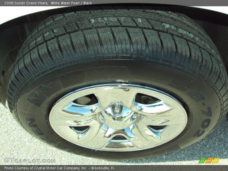 White Water Pearl / Black 2008 Suzuki Grand Vitara