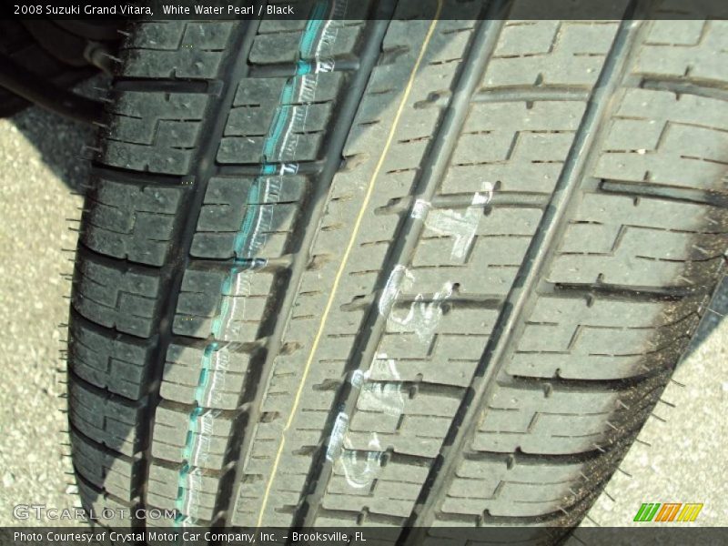 White Water Pearl / Black 2008 Suzuki Grand Vitara