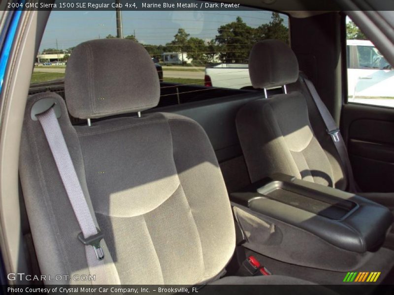 Marine Blue Metallic / Dark Pewter 2004 GMC Sierra 1500 SLE Regular Cab 4x4